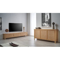 Aparador MECA -Rafia Natural