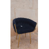 Sillon vellut negre